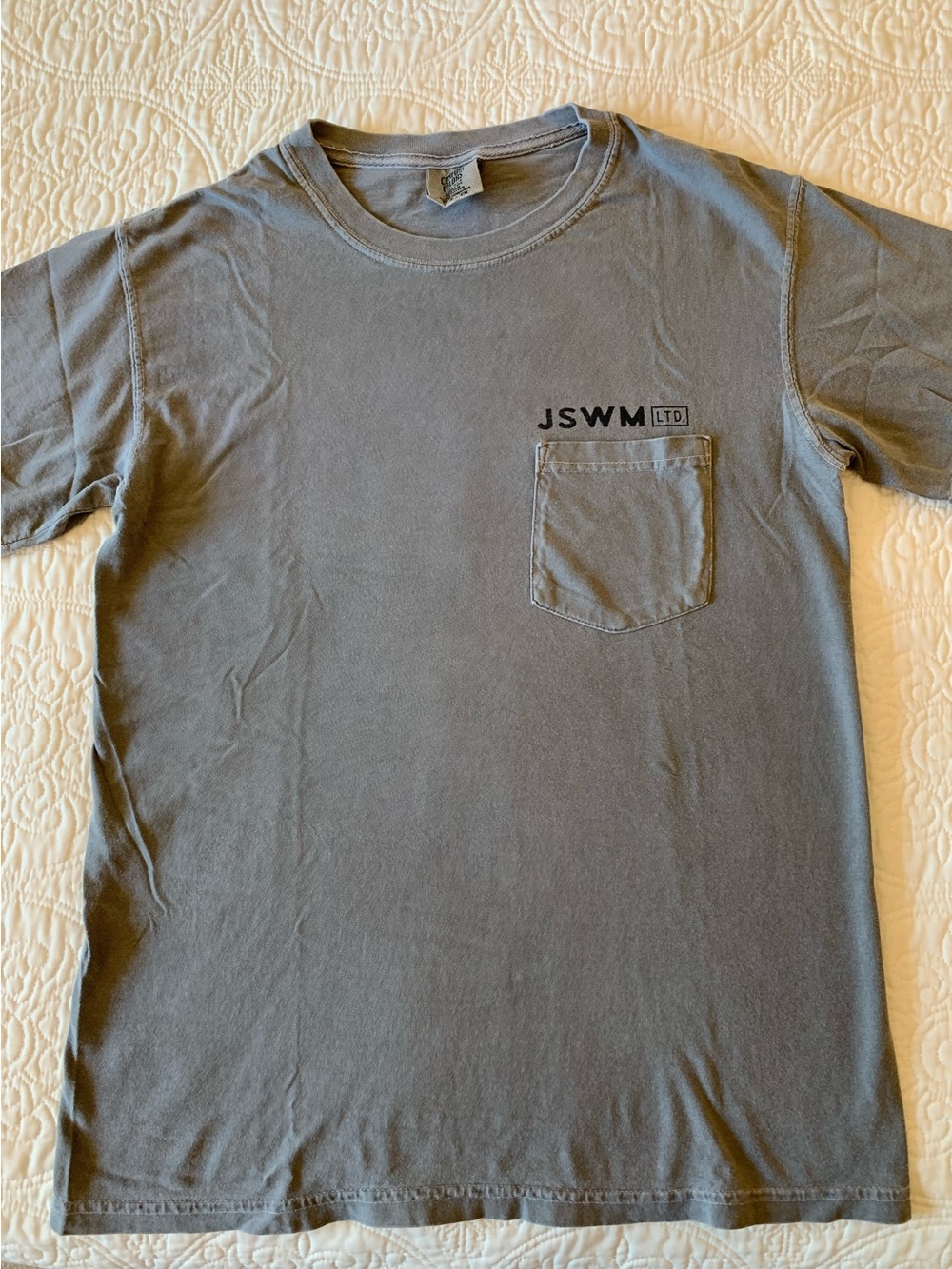 Johnnyswim Crewneck Pocket Concert T‑Shirt Gray, Small